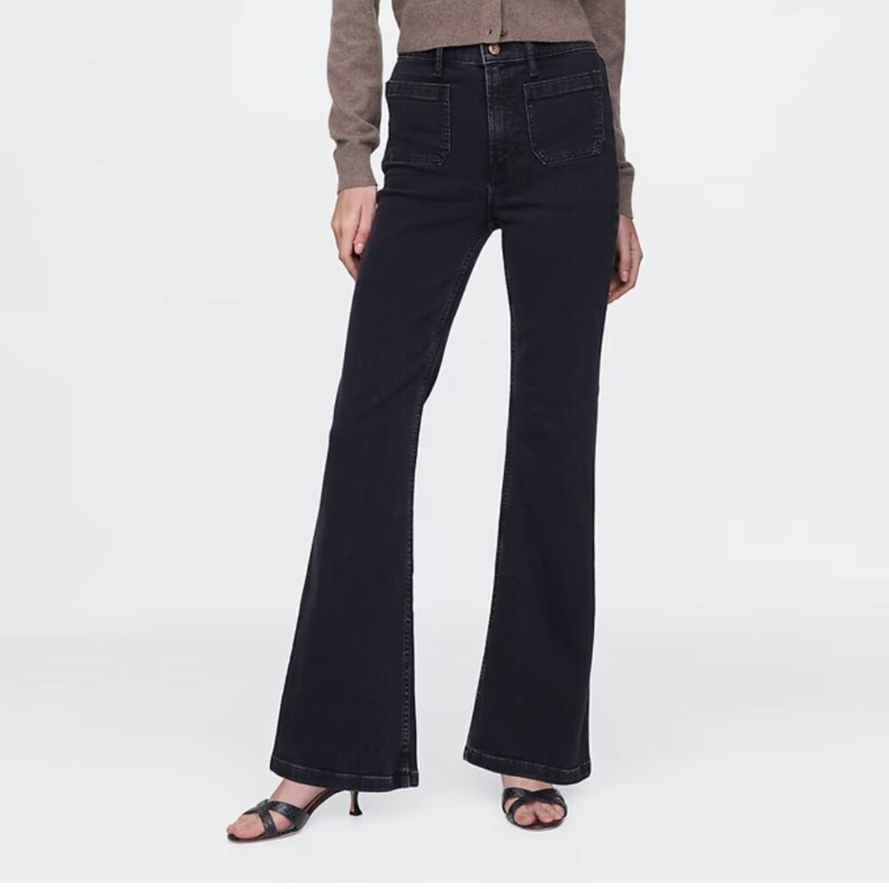 Gap 70's Flare High Rise